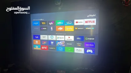  1 شاشه 65 بحاله الوكاله