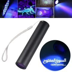 2 قلم لوكس كاشف النقود المزوره و العقارب كشاف العمله محمول شحن صغير سهل الحمل بالاشعة فوق البنفسجيه UV