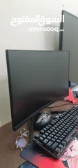  1 شاشة  منحية شبة جديدة mis 180 Hz GAMING