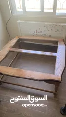  2 طقم طاولة وسط لغرفة جلوس مع طربيزات جانبية