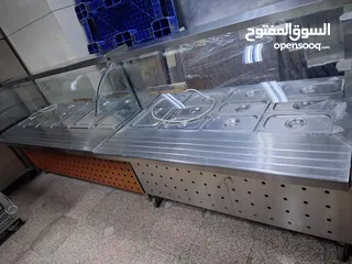  16 بيع معدات مطاعم وكفيهات ومخابز ومطابخ مركزيه  معدات مستعمله شبه جديد نظيفه ومظمونه