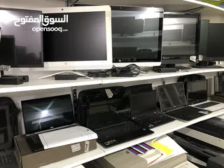  5 كمبيوترات مكتبيه حديثه ولابتوبات ومكائن تصوير وجميع مستلزمات الشركات
