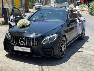  24 Mercedes C200 2019 (أحمد الشرمان) لتأجير سيارات الأعراس