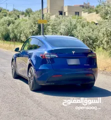  8 ‏TESLA MODEL Y 2022 LONG RANGE فحص كامل بسعر مغرررري فل اضافات دفع رباعي