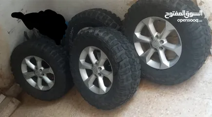  8 جنط نيسان نيفارا اصلي 17 كوشوك وكاله nissan navara