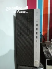  2 كمبيوتر hp 800 g3 tower بحاله ممتازه