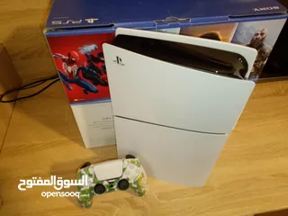  10 قابل للتفاوض شيء بسيط PlayStation 5 Slim بحاله الوكاله استخدام 5اشهر