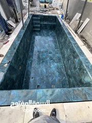  7 كافة اعمال البلاط والبورسلان والشايش والحجر الطبيعي