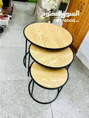  1 طاولات وسط بتصميم جميل وعصري وسعر ولا احلا