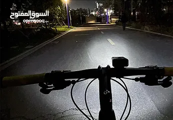  2 ضوء بسكليت امامي قابل للشحن usb rechargeable bicycle headlight