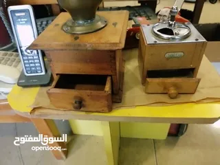  6 مطحنة قهوة انتيك