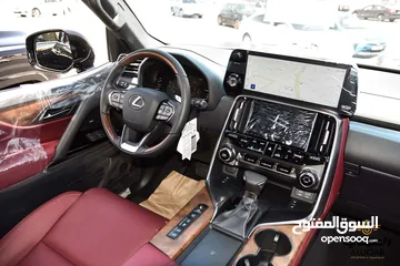  21 لكزس LX600 2024 وارد الوكيل عداد زيرو فاخرة لون اسود مميز