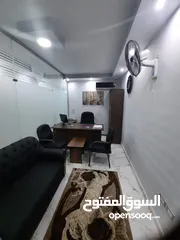  10 مكتب 150م مفروش بمحطة الرمل فيو بحر