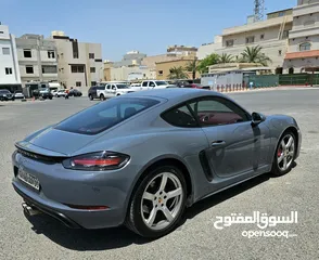  9 بحالة ممتازة جدا بورش كايمان Cayman S 718 موديل 2017 استعمال بنت من الوكالة شرط الفحص سيرفس وكالة