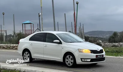  10 سكودا رابيد موديل 2015 ديزل اصل برايفت يد ثانية محرك 1600 جير عادي