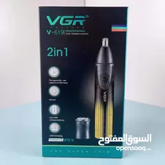  14 ماكينة حلاقه للانف و الوجه و الاذن اثنان في واحد شحن VGR V-619 ضد الماء