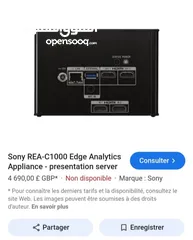  18 Sony unité principale de l'appliance edge analytics