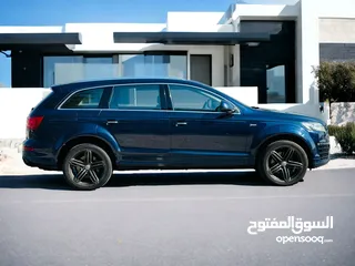  4 AED 10,50 PM  AUDI Q7  S-LINE 3.0  SUPERCHARGED FULL OPTION  GCC  0% DOWNPAYMENT