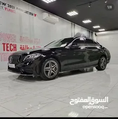  3 مرسيدس c300  موديل 2020  ماشي 73 الف  مواصفات وارد امريكا  السعر 120الف درهم