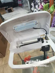  2 حوض سمك مستورد كيرف انارة لد و فلتر داخلي الطول 33سم العمق 20 سم ارتفاع 36 سم