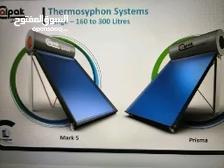  2 Calpak Solar Water Heating Systems