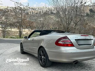  10 Mercedes Benz clk200 بحالة ممتازة2004 W209 avengard comfortable كشف
