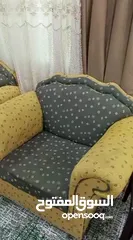  6 طقم كنب للبيع 7 مقاعد بحاله جيده