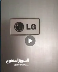  1 ثلاجة ال جي بابين لون فضي مستعما