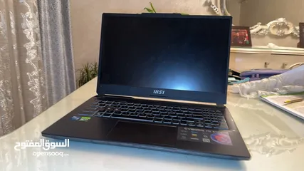  2 Laptop gaming MSI (Cyborg 15) i7 12th  Rtx 4050 512ssd  لون اسود  مستعمل اقل من شهر  بحالة الوكالة