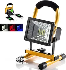  3 مصباح LED قابل لاعادة الشحن للتخيم والرحلات والجلسات الخارجية