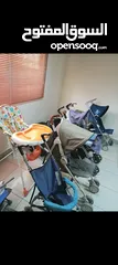  3 عربات ومقاعد اطفال بحاله ممتازه ماركات باسعار منافسه .. الاسعار عرووض مبينه بالشرح داخل الاعلان