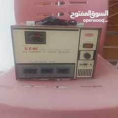  1 محول ومنظم كهرباء وفولتيه ....