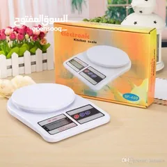  1 ميزان مطبخ الكتروني عالي الدقة