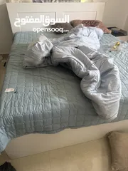 2 سرير من يكيا شبه جديد مع مرتبه من يكيا بعد