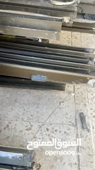  9 شبابيك الألمنيوم مقطع خاص قزاز دبل قياس 180-150عدد 13