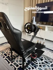  1 Racing sim thrustmaster t300 whole set gaming wheel chair, gaming wheel, pedals, shifter