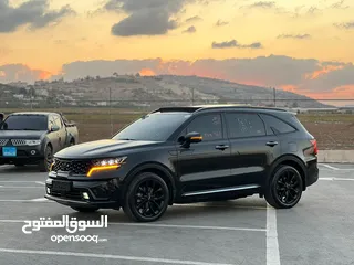  4 كايا سورينتو 2022/فل الفل  فتحة سقف بانوراما  2x4 ///240Hp بنزين + كهرباء  ( Haybrid) 1600cc