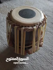  2 طبله هنديه قديمه مصنوعه من الخشب الصلب old Indian drum
