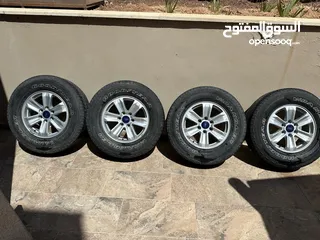  1 جنوط و كوشوك F150 بحال الوكاله