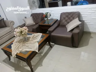  4 طقم كنب شبه جديد للبيع