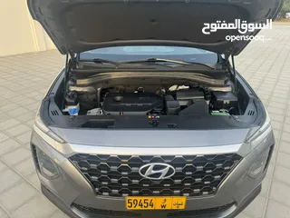  24 هيونداي ، سنتافي 2019, 2.4 لتر ,   AWD,في حاله ممتازه , وارد امريكي ، Hundai , Santafee, 2019