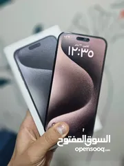  3 iPhone 15 Pro Maxرجع من تاني بكل الالوان اللي مش موجودة ف مكان تاني