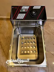  1 قلاية زيت ستيل
