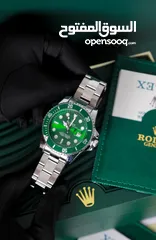  3 ساعات Rolex ستيل + جلد مع بكج رولكس لساعة وبطاقة كفالة لمدة سنة كاملة من تاريخ الاستلام  تواصل واتس