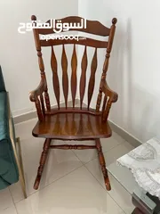  1 Wooden Rocking Chair