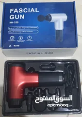  16 جهاز المساج الاحترافي مسدس مساج  شحن 4 رؤوس 6 سرعات فرد تدليك الجسم و العضلات