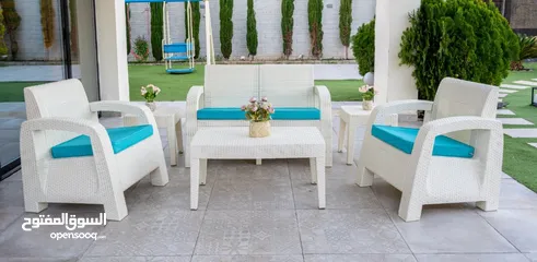  3 اطقم رتان عشب صناعي مراجيح بافضل اسعار