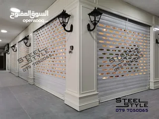  8 حداد Steel Structure ابواب محلات باب محل اعمال الحدادة والديكور مظلات برقولا Steel Structure