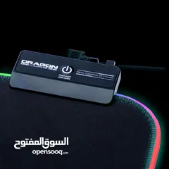  4 ماوس باد جيمنغ مضيئة Dragon War RGB Mousepad GP-009