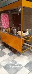  1 عربايه ذره وفول وترمس وعرانيس حجم كبير بحاله الوكاله مع كامل اغراضها